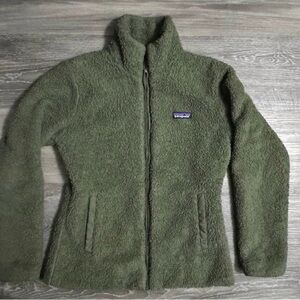 Patagonia Women's Olive Teddy Jacket Los Gatos